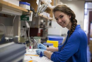 Student researcher Catharine Henry