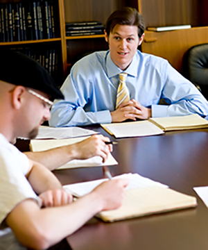 Greg Gerhimg with students